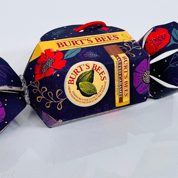 Burts Bees Other - Burts Bees Salted Caramel Lip Balm Lemon Butter Cuticle Cream Combo Set
